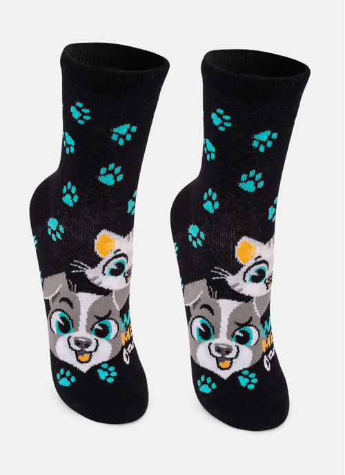 Meia Soquete Cano Curto Adulto Família Pets