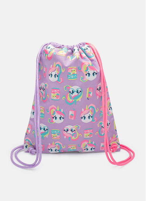 Mochila Costas Unicórnio Kawaii