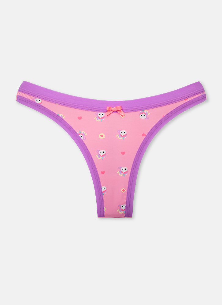 Cuecas de biquíni estampadas, para bebé menina-Bebé 0-36 meses-Vertbaudet