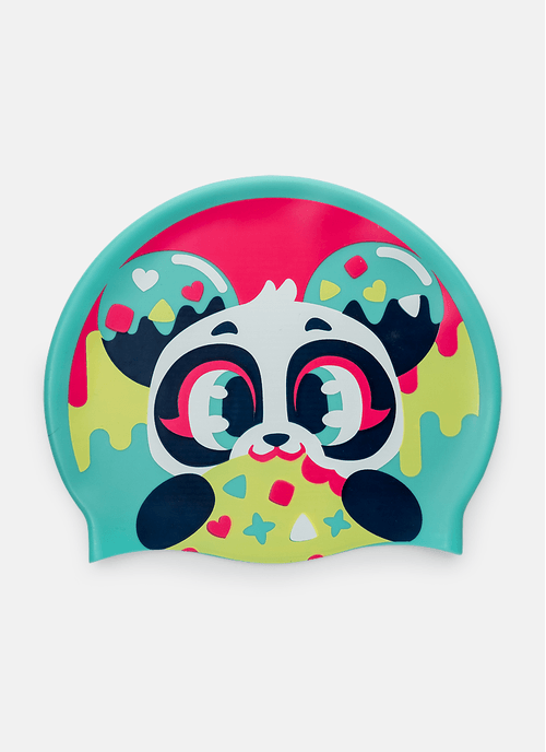 Touca de Natação Menina Panda Donuts