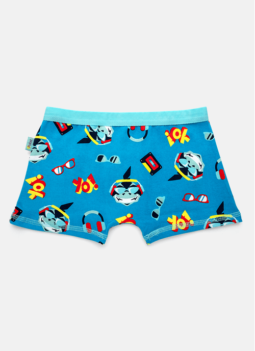 Cueca Boxer Menino Tubarão Hip Hop