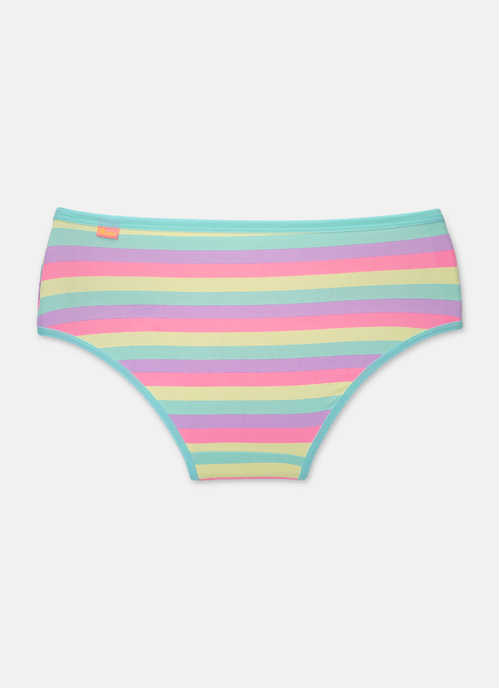 Calcinha Boneca Adulto Microfibra Listras