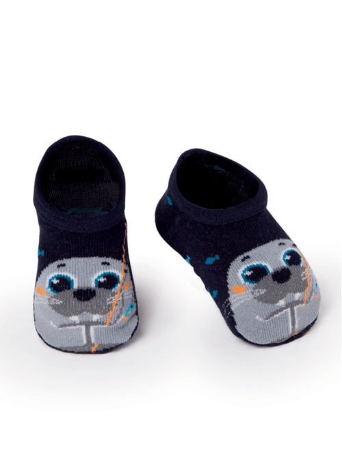 Meia Menino Sapatinho Leão Marinho