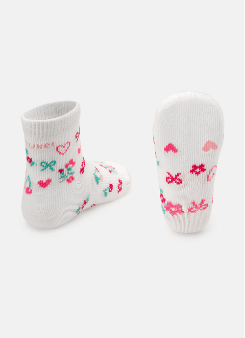 Meia Soquete Bebê Menina Estampada