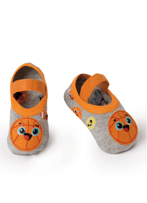 Meia Menino Sapatilha com aplique