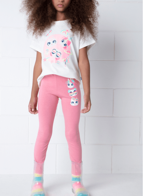 Calça Legging Infantil Cotton Multibichos Lisa