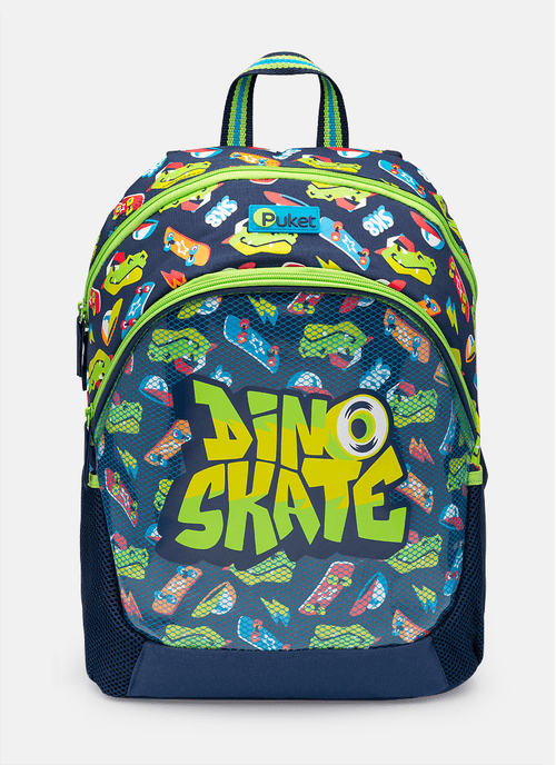 Mochila de Costas Dinossauro Skate