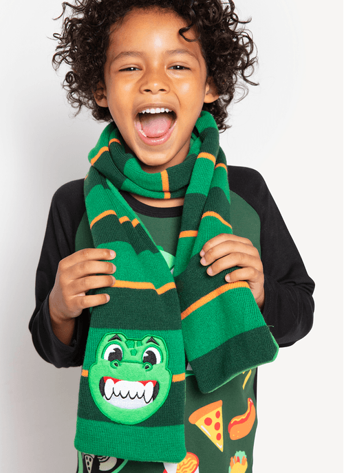 Cachecol Menino Dino Food