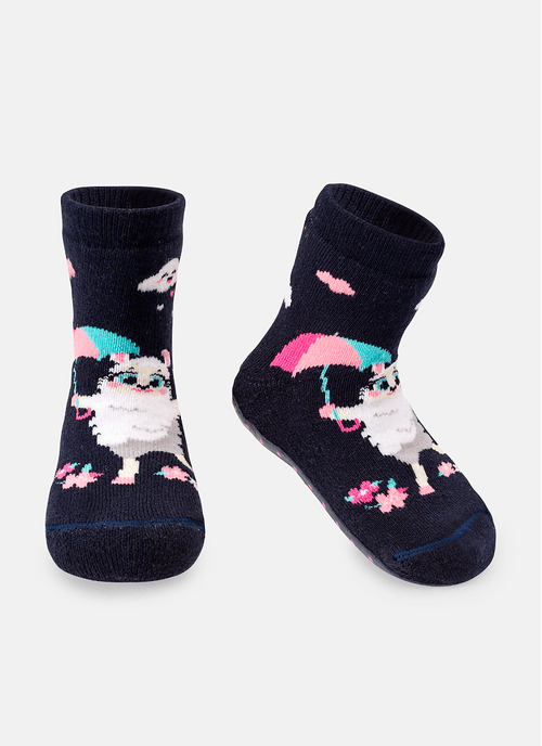 Meia Soquete Bebê Menina Lhama