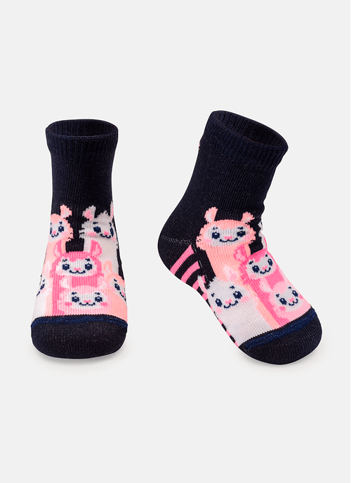 Meia Soquete Bebê Menina Lhama