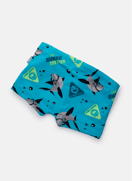 Sunga Bebê Menino Tubarão Robô