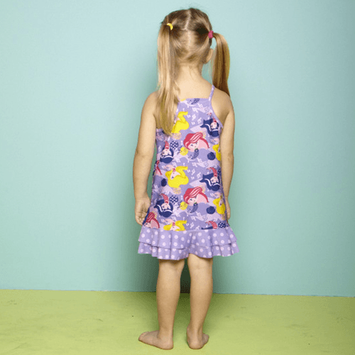 Saída de Praia Kids Sereia Lilás