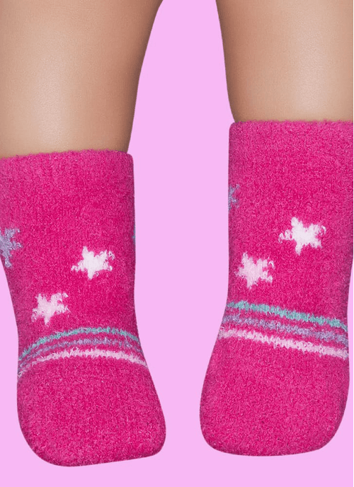 Meia Soft Desenhada Unicórnio Recém-Nascido