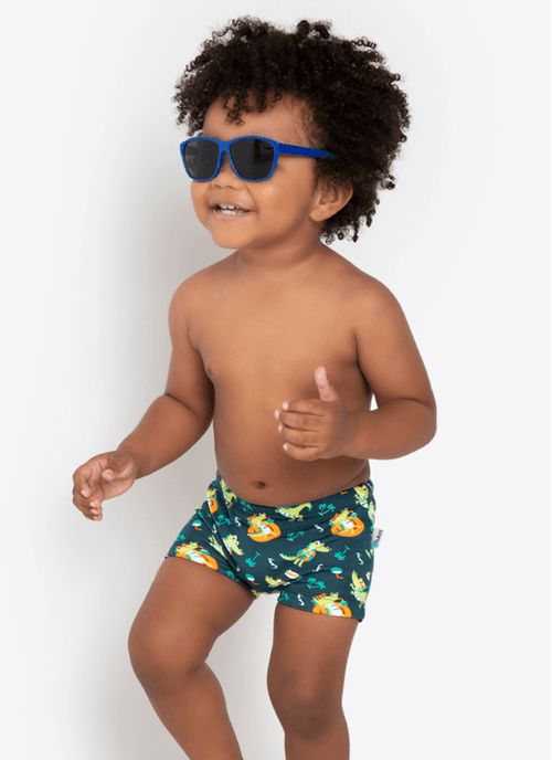 Sunga Larga Infantil Baby Jacaré