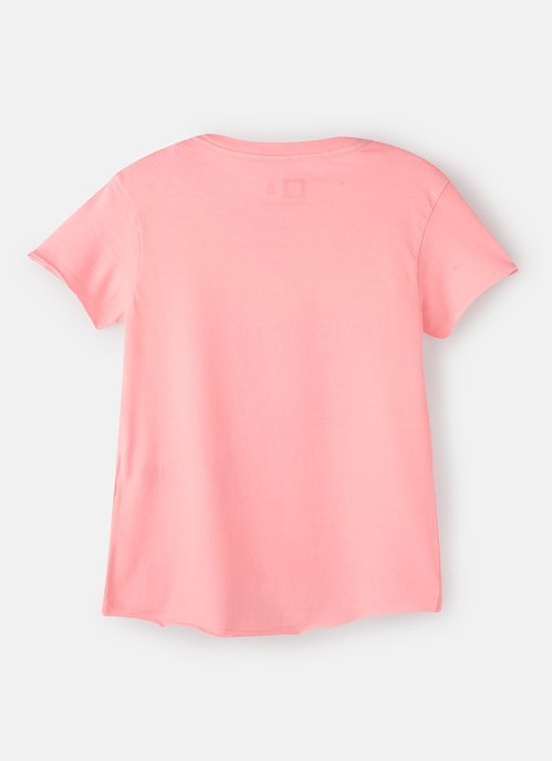 Camiseta Infantil Manga Curta Algodão Gata Summer