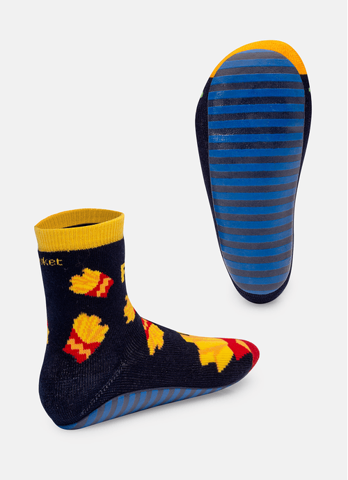 Meia Soquete Menino Sola Emborrachada Fast Food