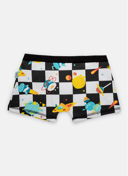 Cueca Boxer Menino Algodão Space Food