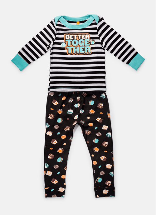 Pijama Manga Longa Bebê Unissex Better Together