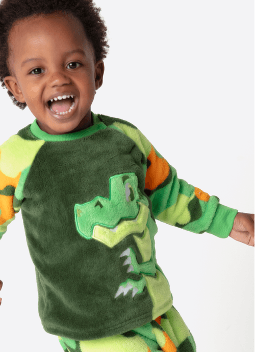 Pijama Longo Pijama Manga Longa Soft Masculino