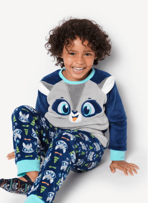 Pijama Manga Longa Menino Teen Soft Família Guaxinim