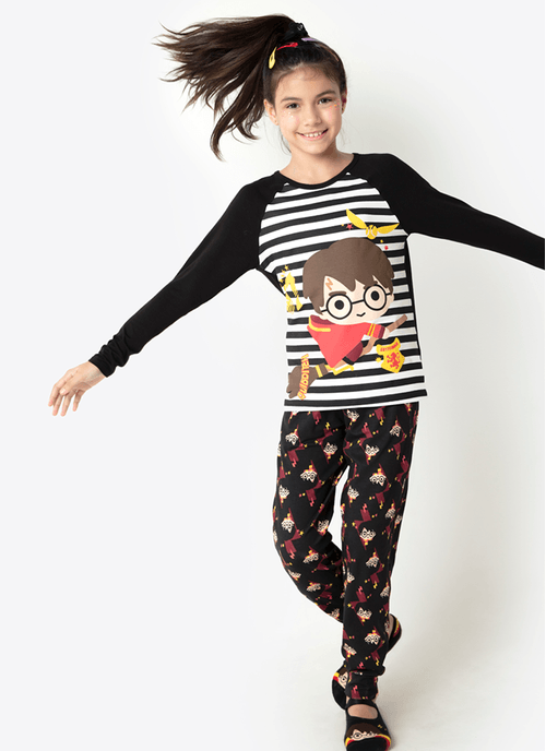 Pijama Manga longa Viscolycra Menina Harry Potter