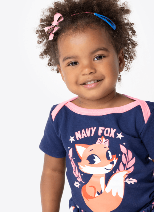 Pijama Manga Curta Baby Raposa