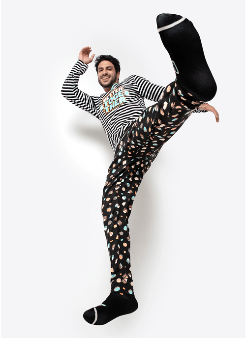 Pijama Manga Longa Masculino Viscolycra Better Together