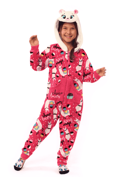 Macacão Fantasia Soft Lhama Kids