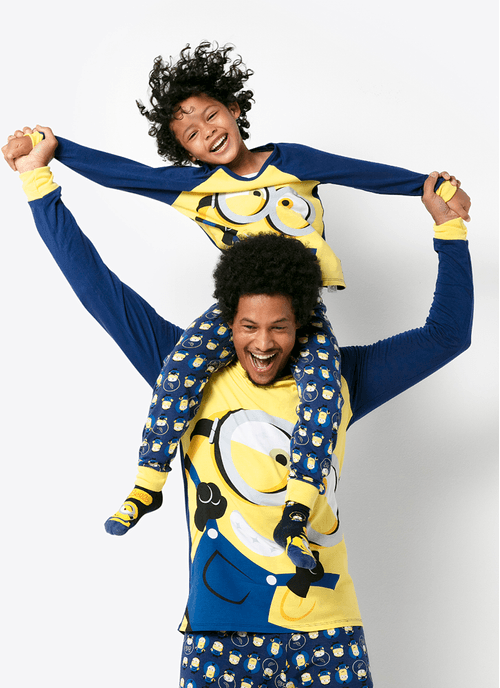 Pijama Manga Longa Masculino Viscolycra Minions