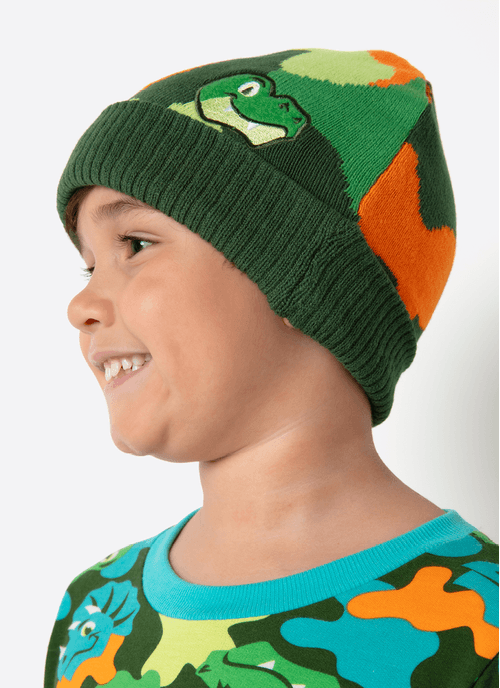 Gorro Menino Dino Trio