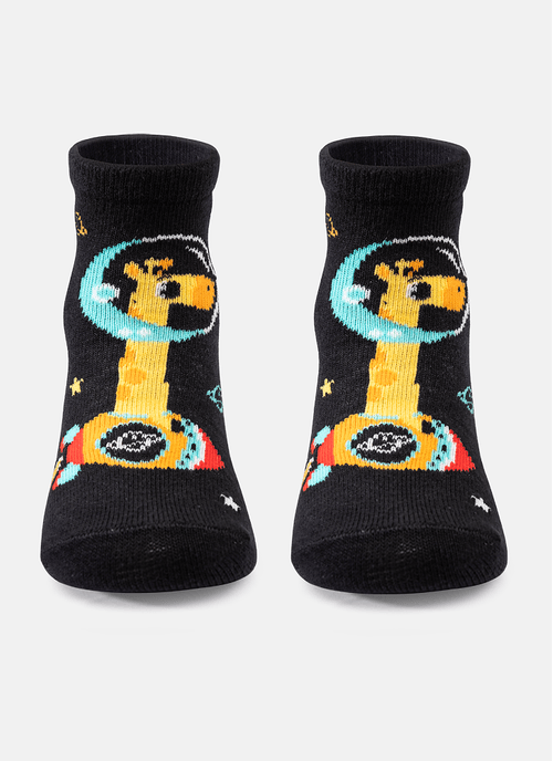 Meia Soquete Bebê Menino Girafa