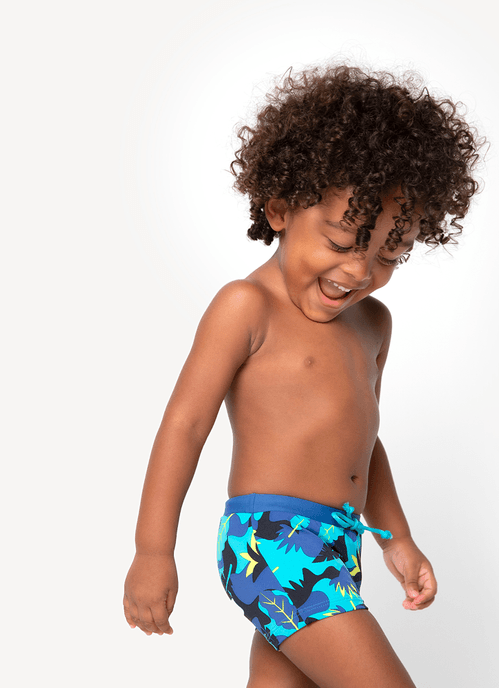 Sunga Boxer Bebê Menino Tigre Roar