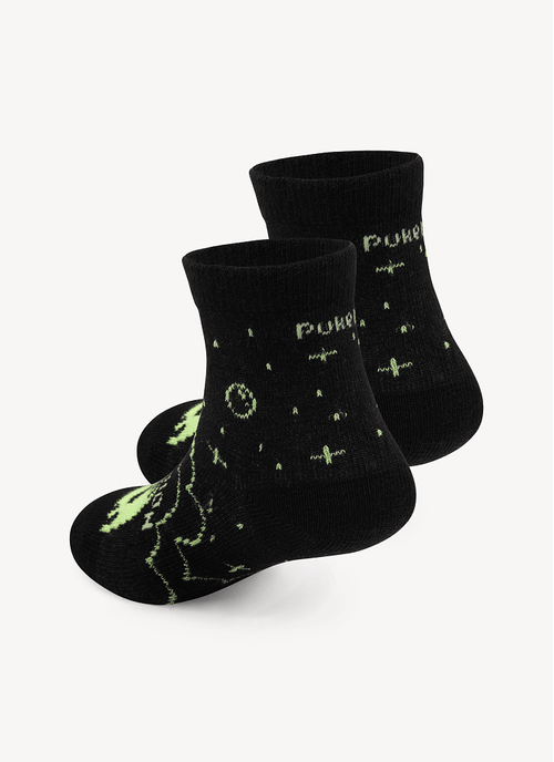 Meia Soquete Bebê Menino Foguete - Brilha no Escuro