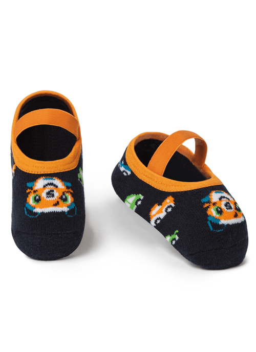 Meia Menino Sapatilha com Antiderrapante