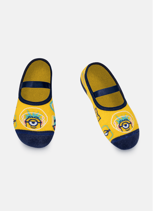 Meia Sapatilha Antiderrapante Minions