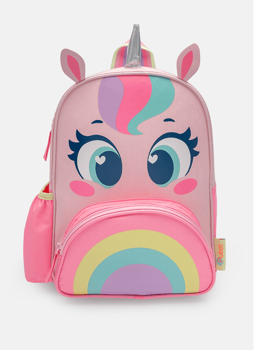 Mini Mochila Costas Unicórnio Kawaii