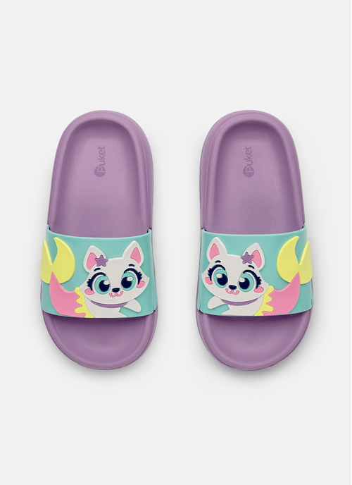 Chinelo Slide Menina Pet Sereia