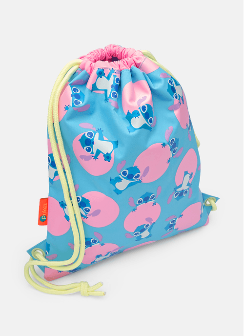 Mochila Sacola Costas Stitch