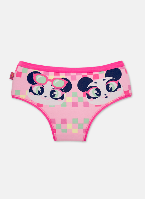 Calcinha Boneca Algodão Menina Panda Miami