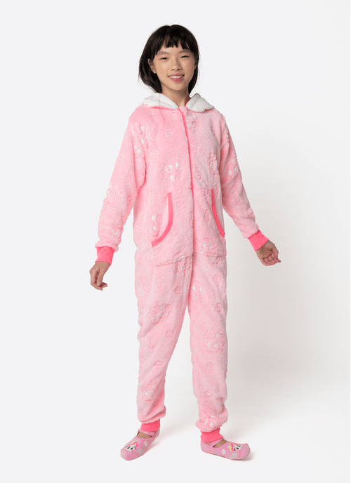 Macacão Manga Longa Soft Menina Teen Unicórnio Encantado