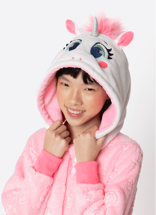 Macacão Manga Longa Soft Menina Teen Unicórnio Encantado