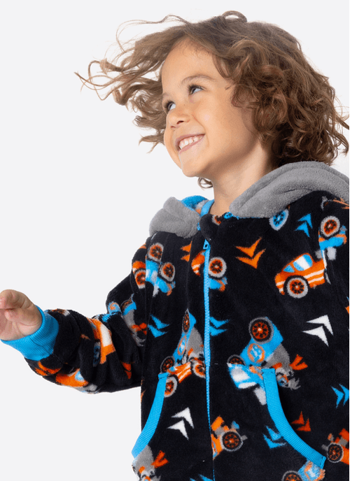 Macacão Manga Longa Soft Menino Gorila Racing
