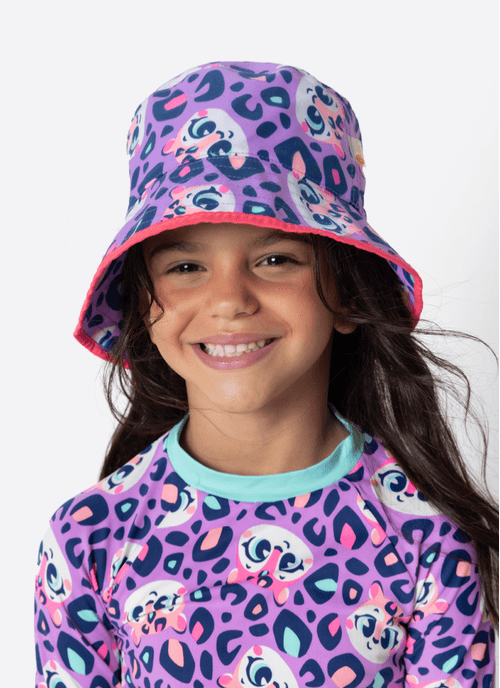 Chapéu Bucket Menina Onça