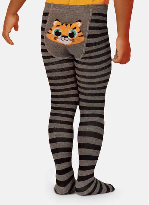 Meia Calça Menino Algodão Tigre