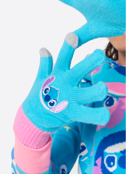 Luva Menina Stitch