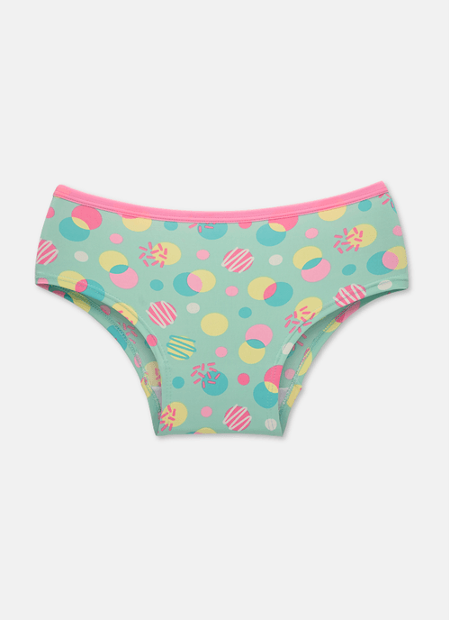 Calcinha Caleçon Microfibra Menina Teen Vaca Chocolate