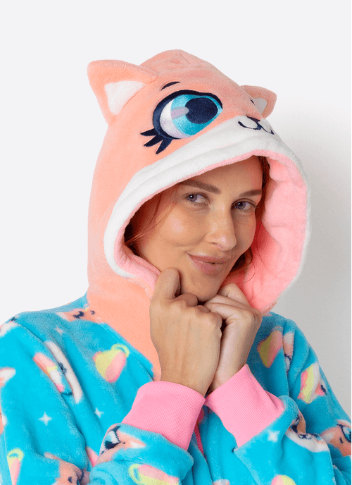 Macacão Manga Longa Soft Feminino Raposa Confeiteira