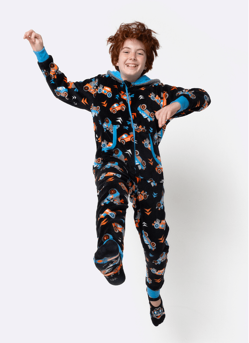 Macacão Manga Longa Soft Menino Teen Gorila Racing