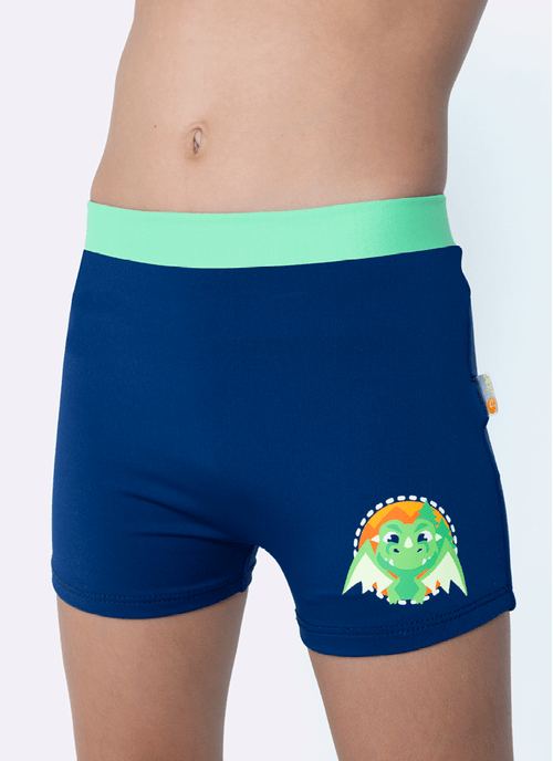 Sunga Boxer Menino Dragão Camping