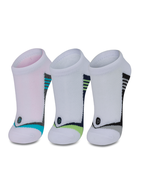 Kit com 3 Meias Unissex Esportiva